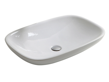 CLEAR - Countertop single ceramic washbasin by Olympia Ceramica - view 2